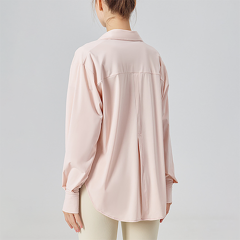 Wholesale UPF50+ Ice-Feel Sun Protection Cardigan – Lightweight Long Sleeve Yoga Cover-Up