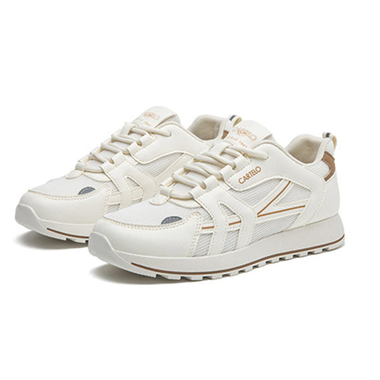 Women's lightweight cushioned retro casual sneakers