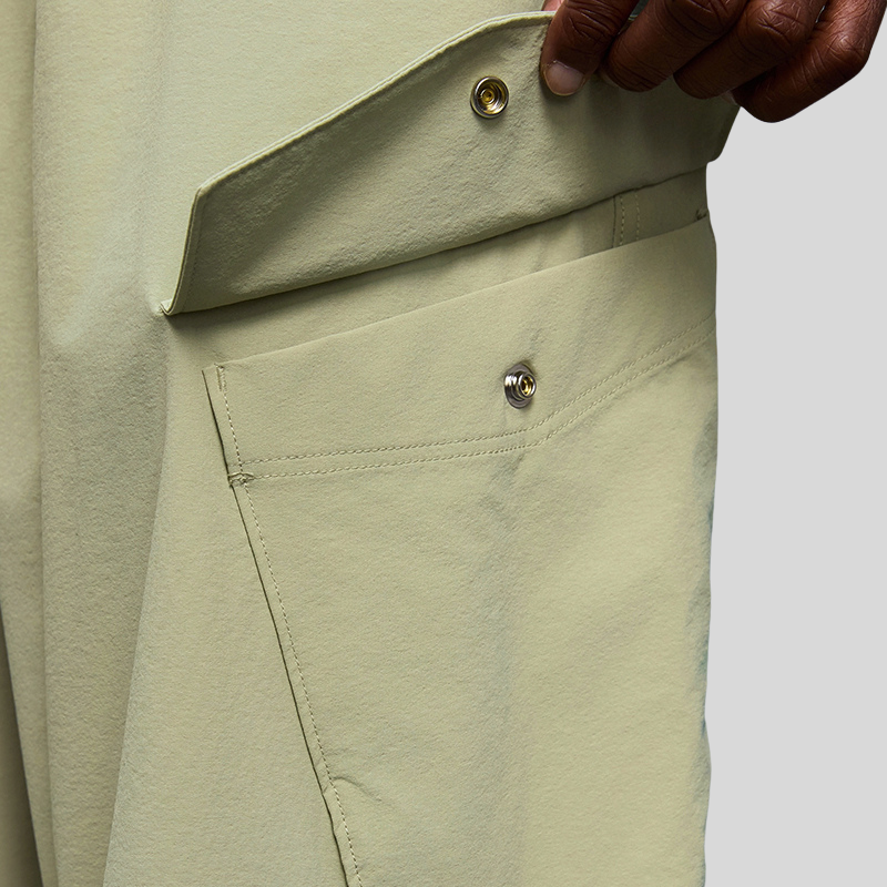 Double-waist straight-leg work pants