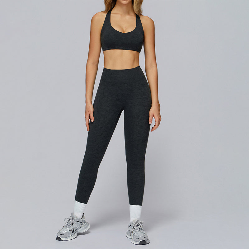 SPORTS BRA + HIGH WAIST LEGGINGS 2-PIECE SET