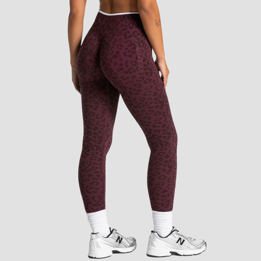 Wholesale Women's Seamless Leopard Print High-Waist Yoga Leggings