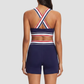Wholesale Women's & Kids' Matching Yoga Set – Quick-Dry Sports Bra & Shorts Mother-Daughter