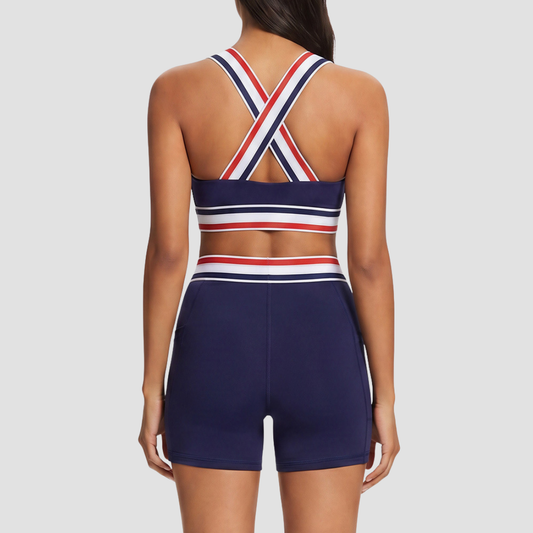 Wholesale Women's & Kids' Matching Yoga Set – Quick-Dry Sports Bra & Shorts Mother-Daughter