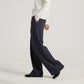 High waist wide-leg trousers