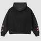 Wholesale Men's Hoodie 370G Vintage Washed Graphic Pullover Hoodie