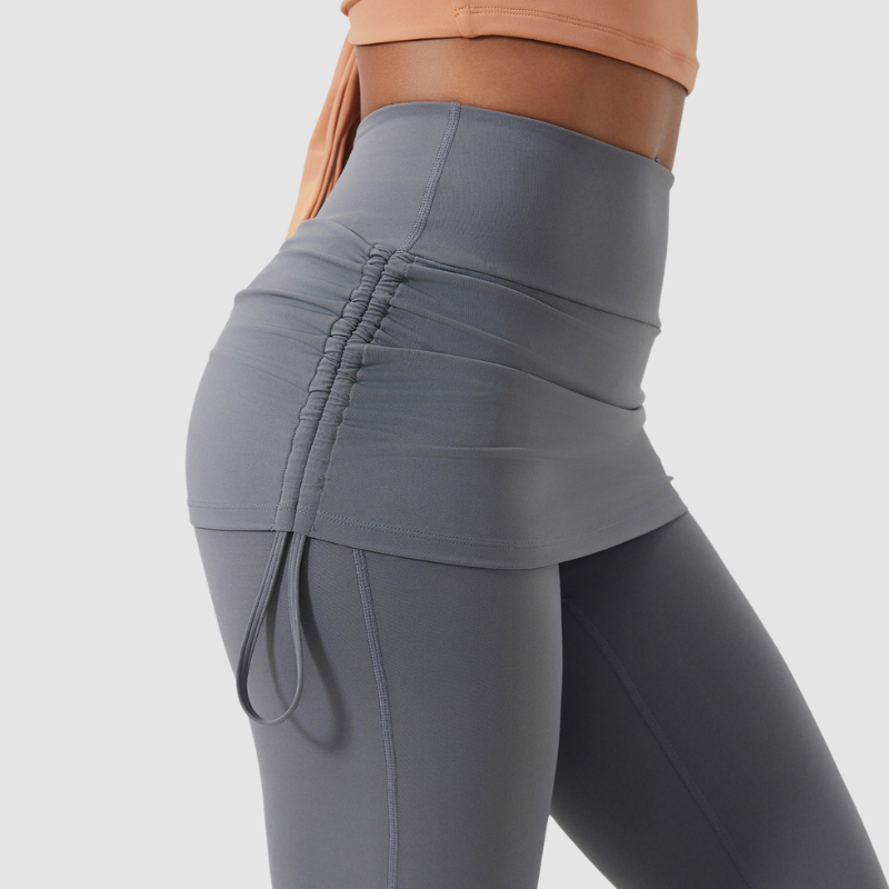 wholesale Flared pants with side pleats