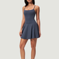 Wholesale Removable Breast Anti-Exposure Tennis Dress