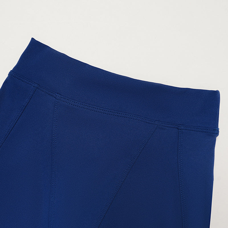 round-neck short sleeve sports crop top+high-waisted leggings set