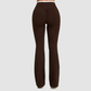Wholesale cross waistline Flare Yoga Pants | Wonderxfans bulk activewear