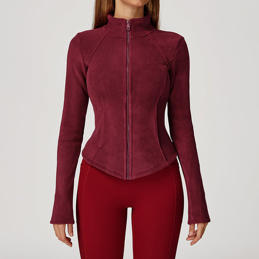 Wholesale Shearling outdoor high-neck slim-fit warm | Wonderxfans bulk activewear