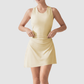 Wholesale Women's Open-Back Tennis Dress – Padded Quick-Dry Golf Active Dress
