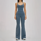 Wholesale Cross Back Tank Top+High Waist pant 2-piece Set