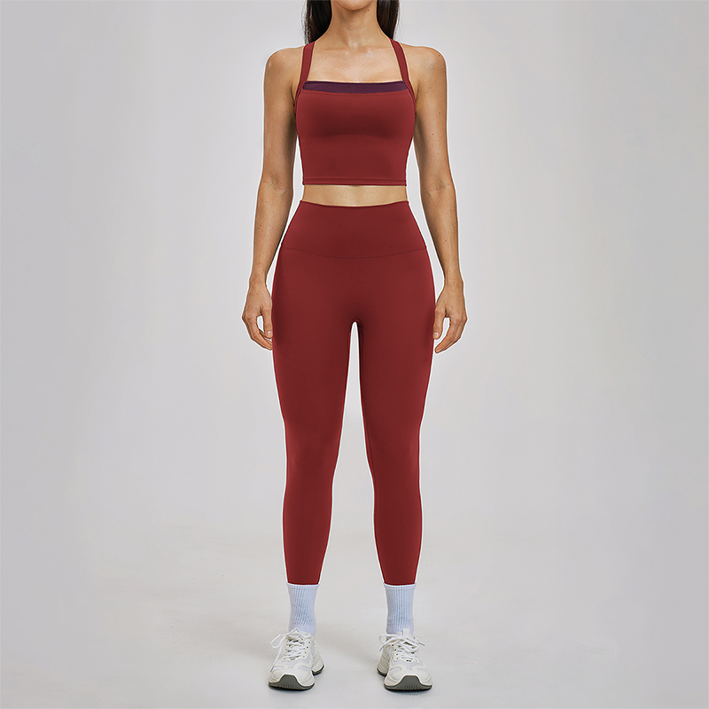 Wholesale Solid Color Top + Quick-Drying Legging set
