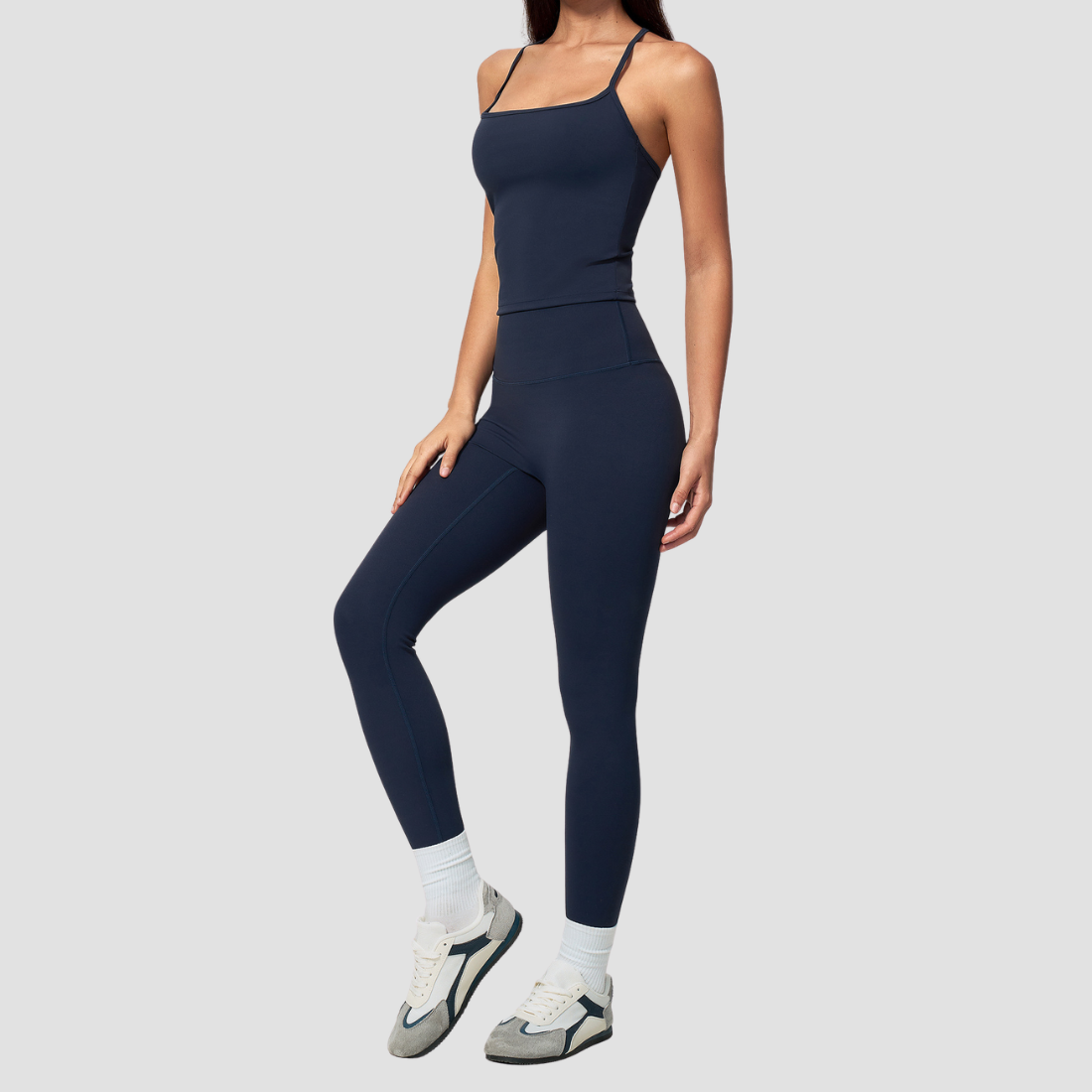 Wholesale 2-Piece Yoga Set – Camisole & Leggings Fitness Outfit