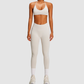 Wholesale Seamless Halter Sports Bra & High-Waist Leggings Set – Naked-Feel Peach-Lift Yoga 2-Piece