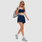 Wholesale Women's Color-Block High-Waist Athletic Shorts – Slim Fit Butt-Lifting Gym Running Shorts YCF2534501