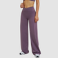 Wholesale high-waisted cross-waist wide-leg pants