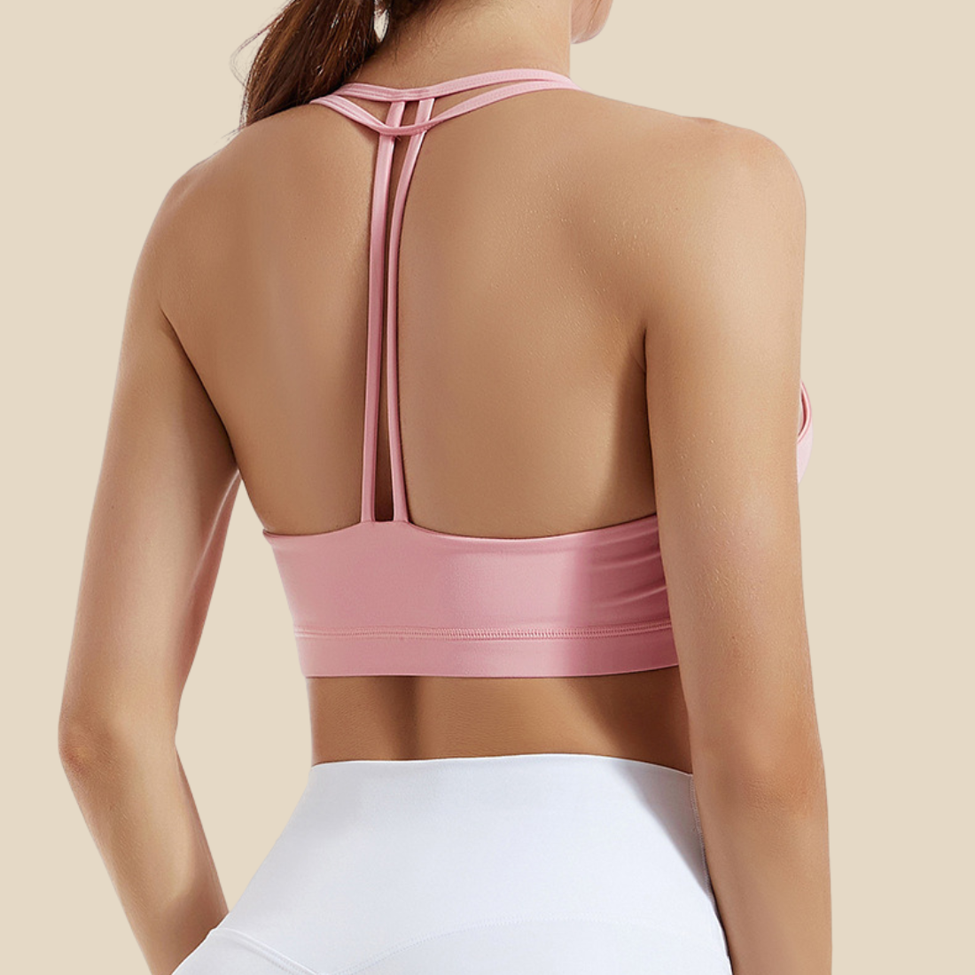 Wholesale Women's Activewear Seamless Wire-Free Padded Medium-Support Sports Bra