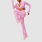 Wholesale Women's High-Stretch Breathable Yoga Three-Piece Set