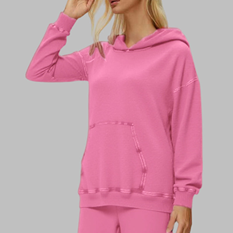 Vintage Washed Hoodie with Batik Finish