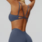 Sports bra with removable bra pads