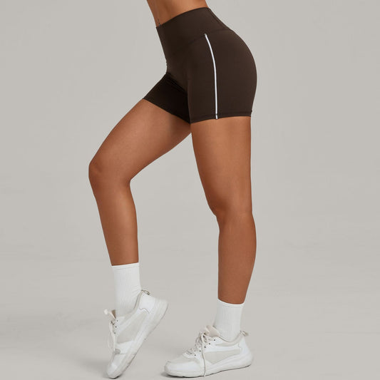Wholesale Contrasting Color High Waist Shorts | Wonderxfans bulk activewear