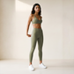 Wholesale Tummy Control High-Waist Sports Bra & Leggings  Yoga Set