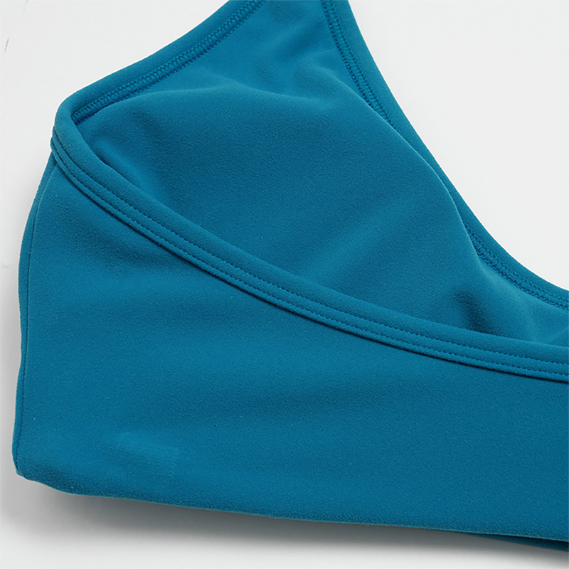 Wholesale Seam-Detail Sports Bra & High-Waist Flare Leggings Set – Brushed Yoga 2-Piece