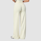 High-waisted wide-leg sweatpants