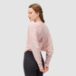 Wholesale Women's Slub-Texture Long-Sleeve Yoga Top – Loose Running Cover-Up