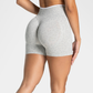 Wholesale Women's Seamless Leopard Print High-Waist Yoga Shorts