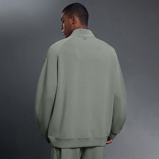 Wholesale Men's Half-Zip Air Layer Sweatshirt | Wonderxfans bulk activewear