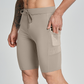 Wholesale Men's High-Waist Compression Shorts – Tummy Control Double-Layer Gym Shorts