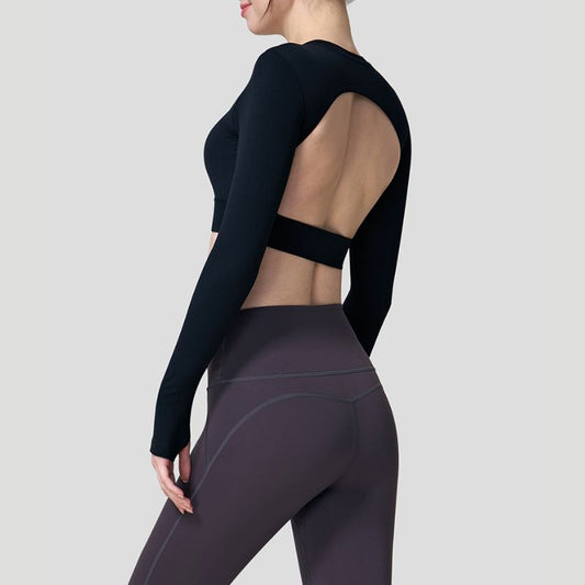 Wholesale women's long sleeve yoga top | Wonderxfans bulk activewear