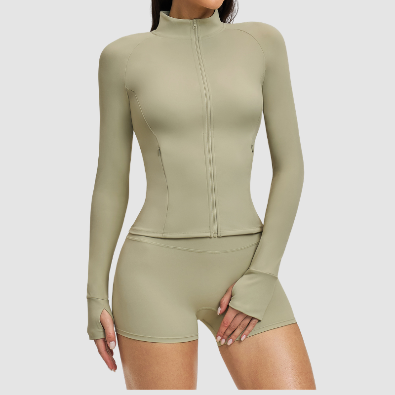 Wholesale Stand collar zipper jacket | Wonderxfans bulk activewear