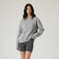 Round neck loose casual sweatshirt