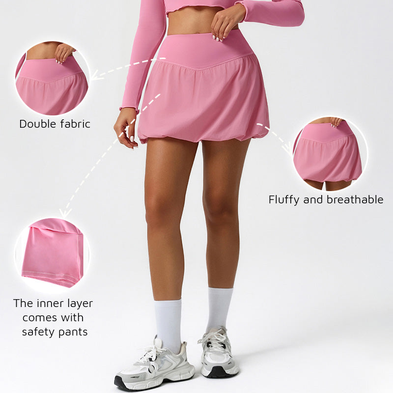 Double-Layer Bubble Skirt