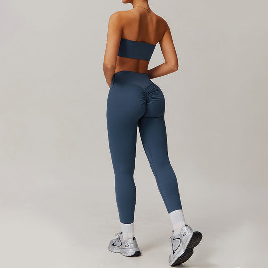 Wholesale Nude tube top with sports | Wonderxfans bulk activewear