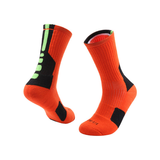 Wholesale Mid-Calf Sweat-Absorbent Basketball Socks | Wonderxfans bulk activewear