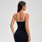 Wholesale contrasting color open-back tank tops