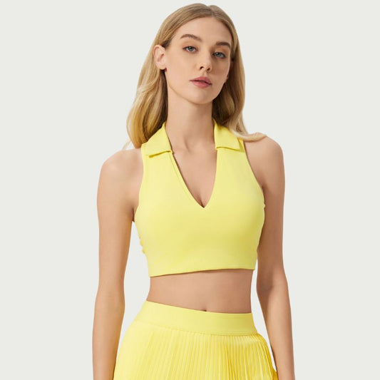 Wholesale POLO backless sports bra with | Wonderxfans bulk activewear