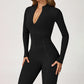 Snug-Fit Long Sleeve Jumpsuit