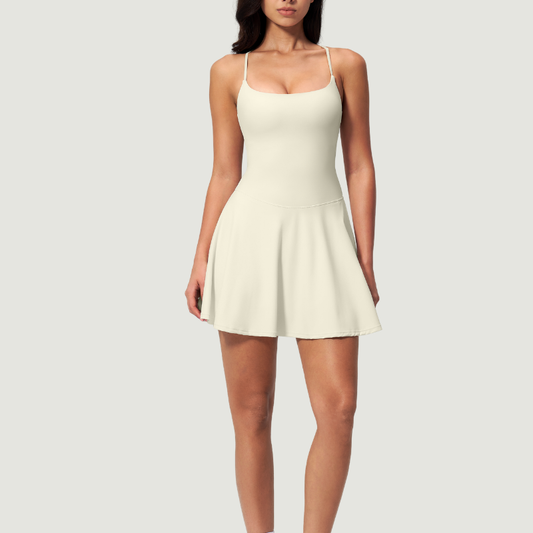 Wholesale Removable Breast Anti-Exposure Tennis Dress
