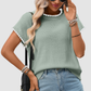 Wholesale Women's Sweaters – Crochet Round-Neck Short Sleeve Pullover
