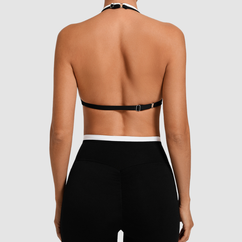 Wholesale fake two sports yoga bras | Wonderxfans bulk activewear