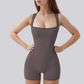 Seamless sports outdoor yoga bodysuit