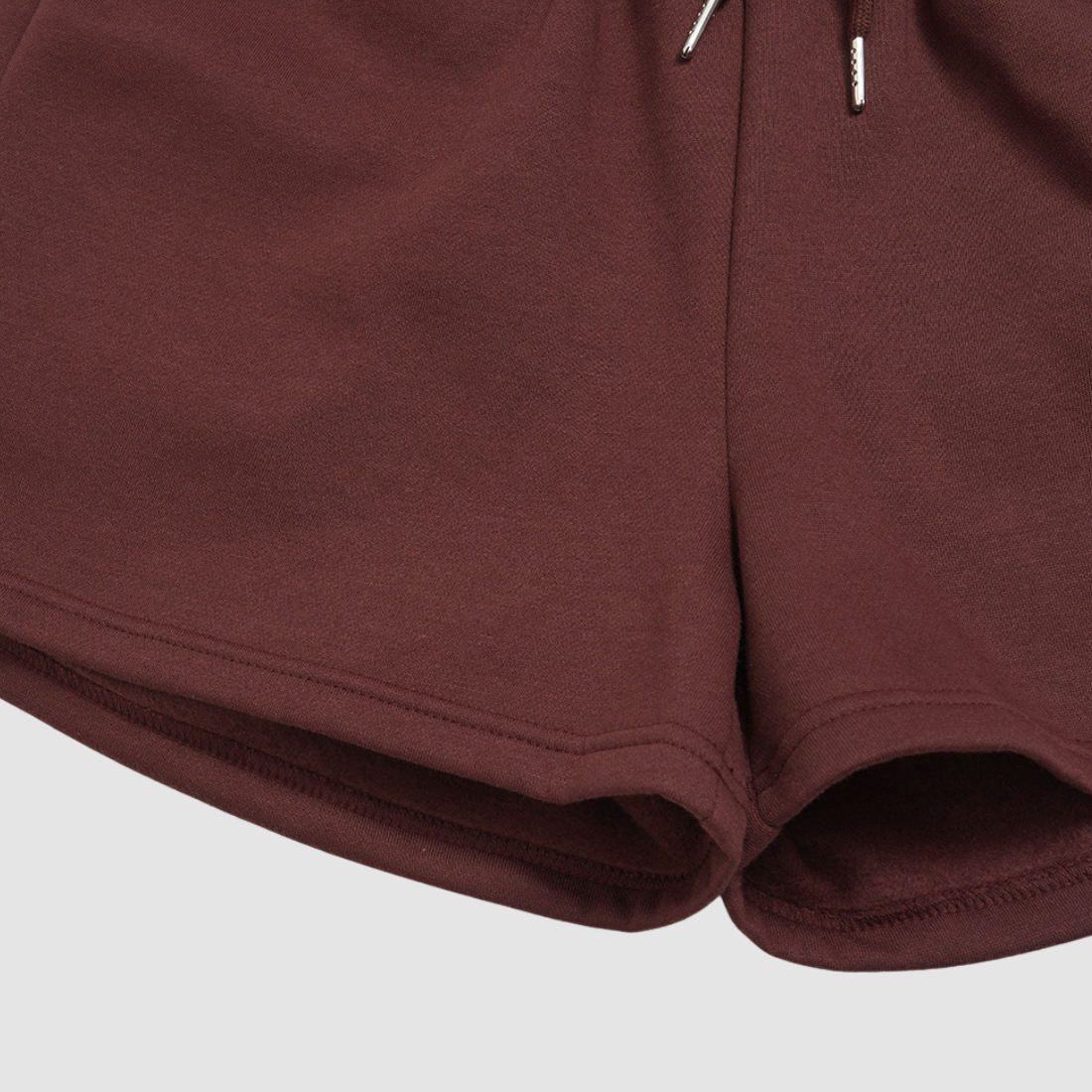 Wholesale Women's Relaxed Fleece-Lined  Zip Up Hoodie & Sweat Shorts Set