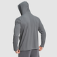 Wholesale Men's Hooded Long Sleeve Athletic Top – Moisture-Wicking Gym Fitness Training Shirt
