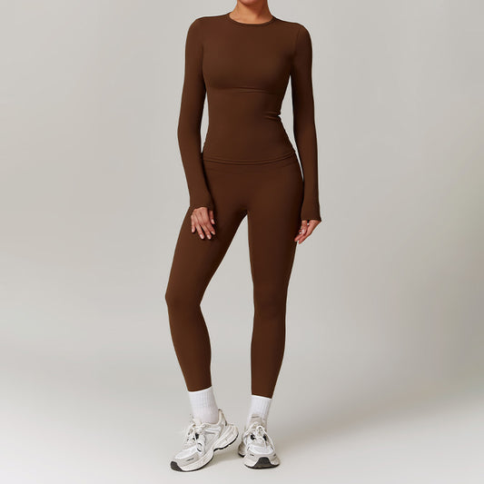 Wholesale Brush long sleeve sports top | Wonderxfans bulk activewear