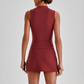 Wholesale Naked-Feel Yoga Set – Sleeveless Crop Top & High-Waist Shorts 2-Piece Activewear